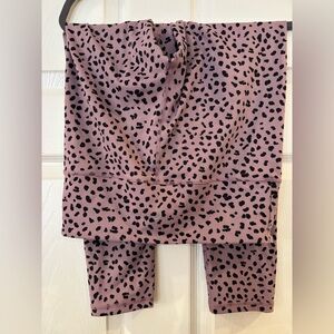 Leopard Print Leggings Zyia EUC Sz 6-8